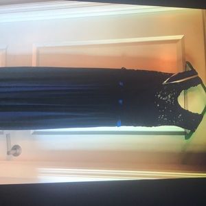 Floor length bridesmaid dress